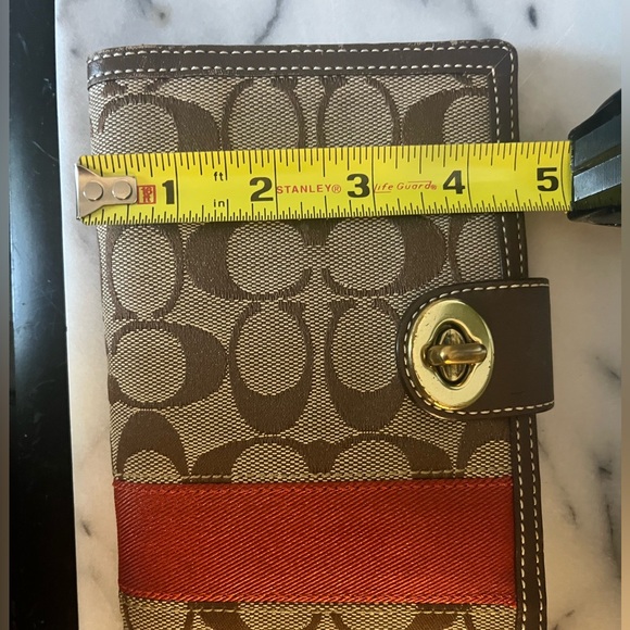 Vintage Coach Canvas and Leather Address Book - Picture 6 of 7